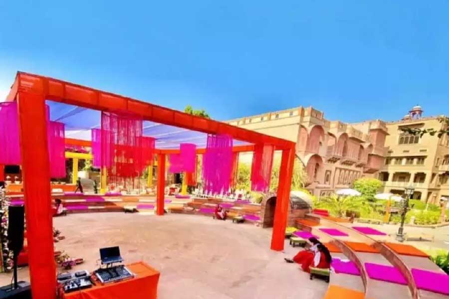 Smriti Irani's daughter Shanelle and Arjun Bhalla's reception party picture