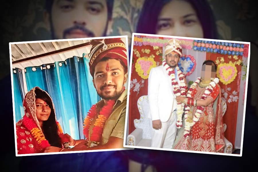image of marriage of Nikki Yadav and Sahil gehlot