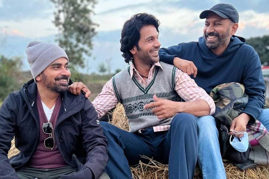 Raj and DK with Rajkumar Rao