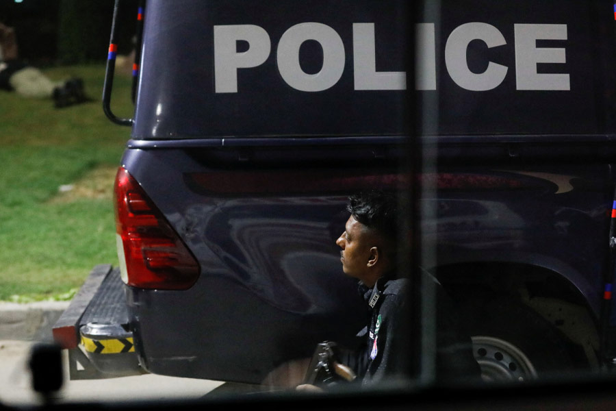Pictures of Pakistan police chief’s office after terror attack.