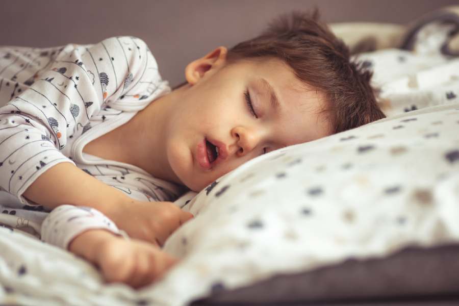 image of child's snoring.