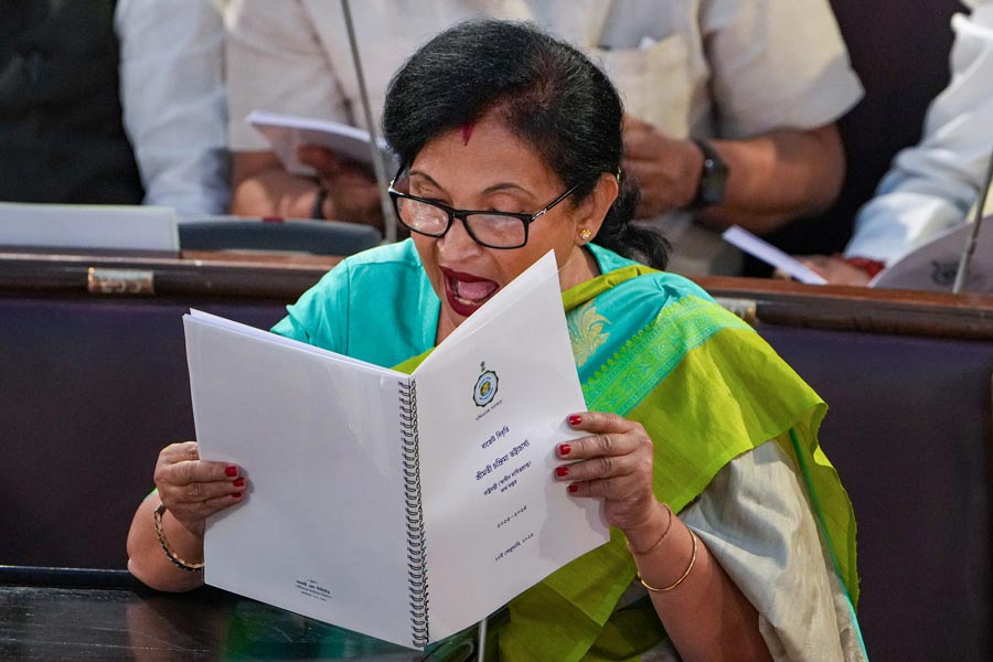 An image of West Bengal Finance Minister Chandrima Bhattacharya 