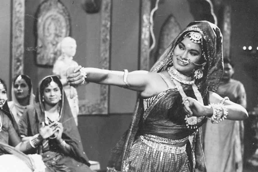 A Photograph of Bollywood Actress Bela Bose.