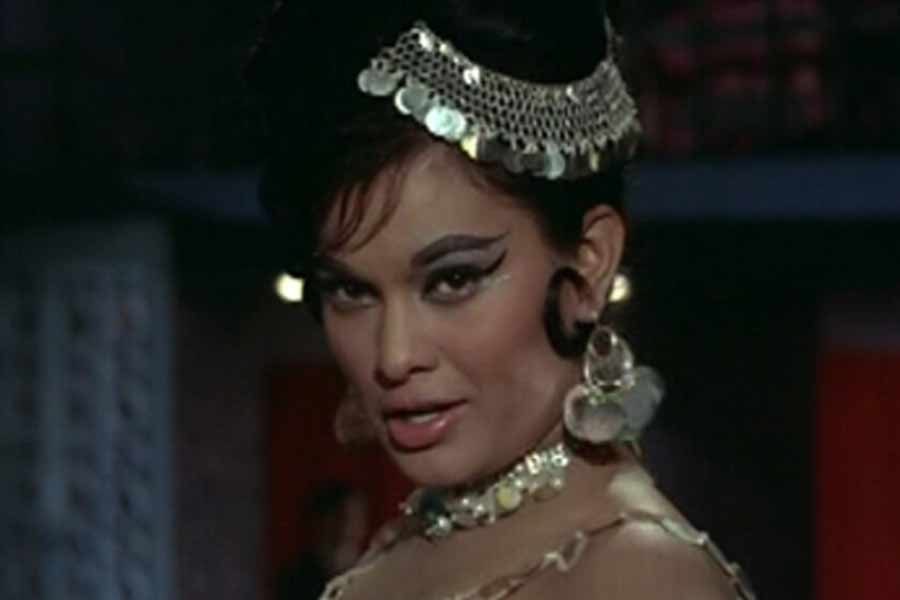A Photograph of Bollywood Actress Bela Bose.
