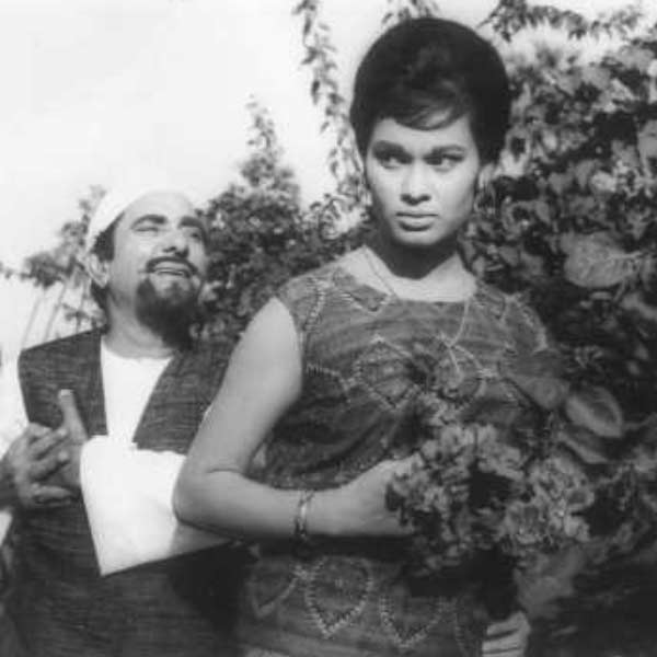 A Photograph of Bollywood Actress Bela Bose.