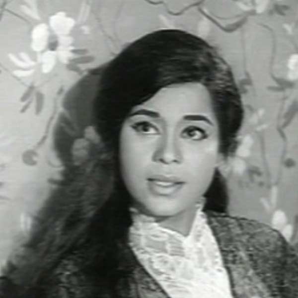 A Photograph of Bollywood Actress Bela Bose.