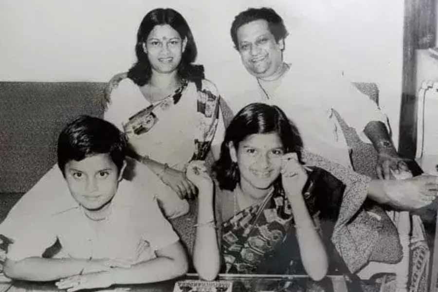 A Photograph of Bollywood Actress Bela Bose.