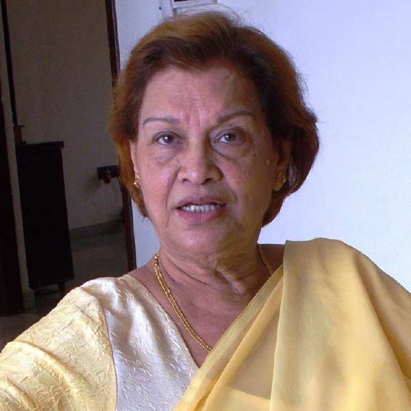 A Photograph of Bollywood Actress Bela Bose.