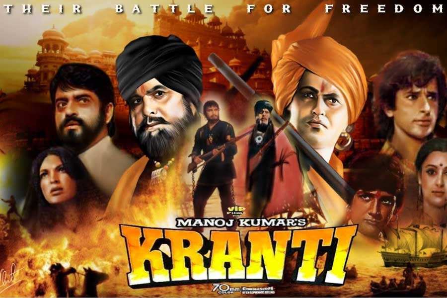 Kranti movie poster