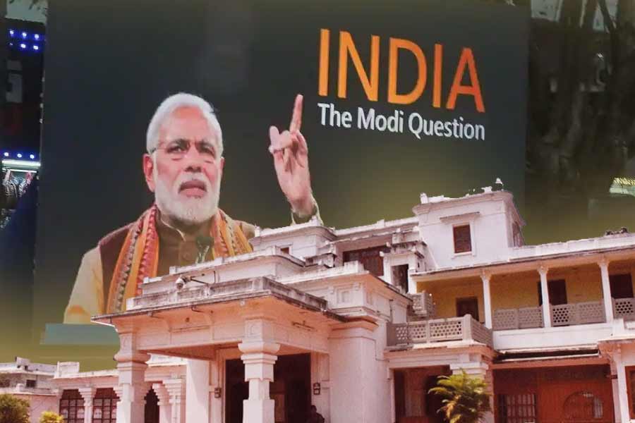 BBC’s documentary on Prime Minister Narendra Modi will be seen in Ratan Palli ahead of defense Minister Rajnath Singh’s visit in Visva-Bharati University’s convocation program 