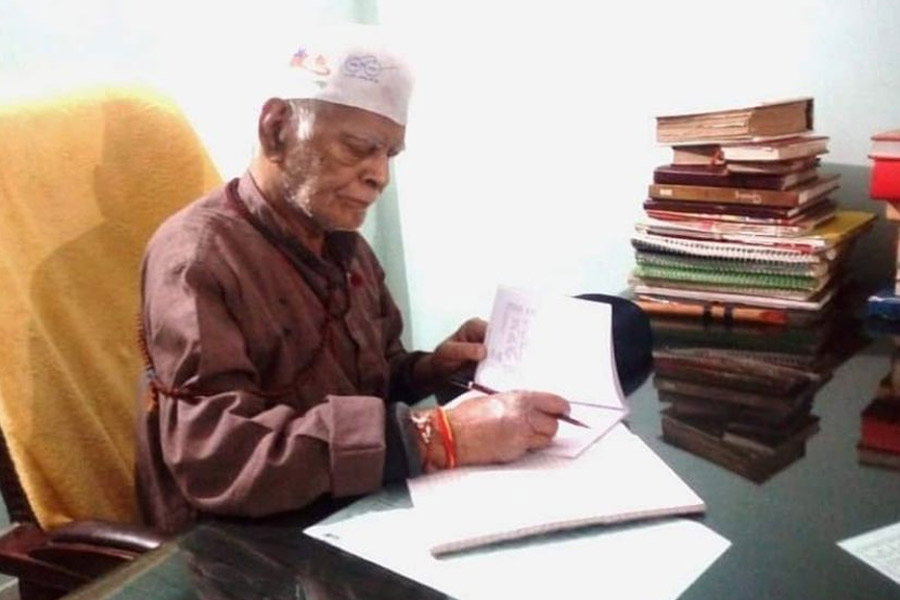 A Photograph of mathematician Vashishtha Narayan Singh.