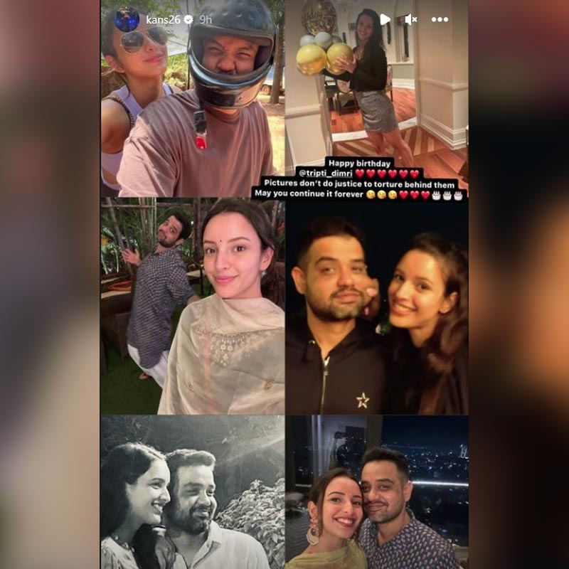 Anushka Sharma's brother Karnesh shares birthday post for rumoured girlfriend Triptii Dimri