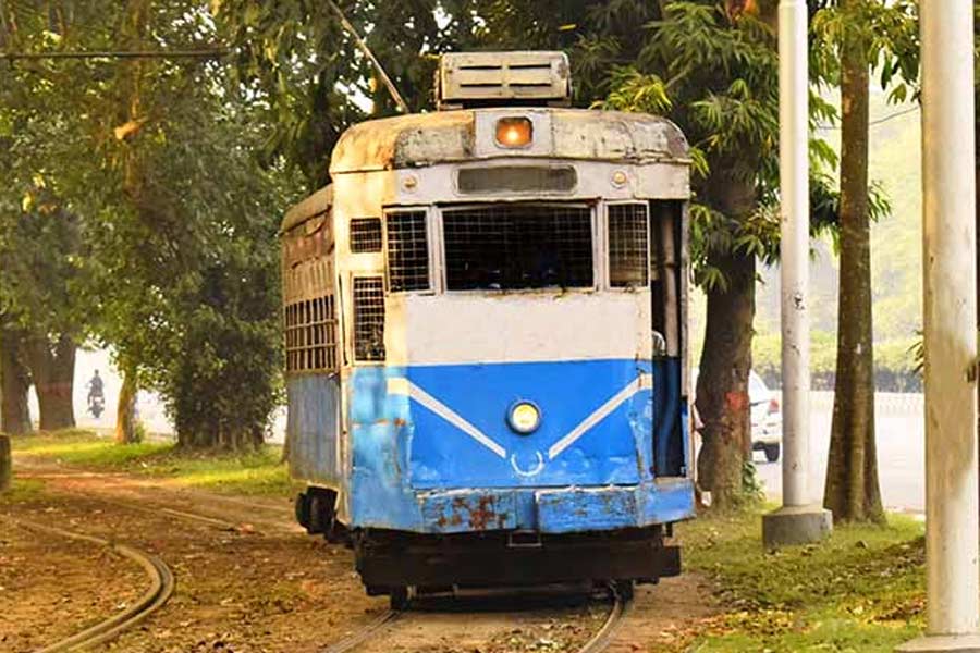 picture of Kolkata Tram.