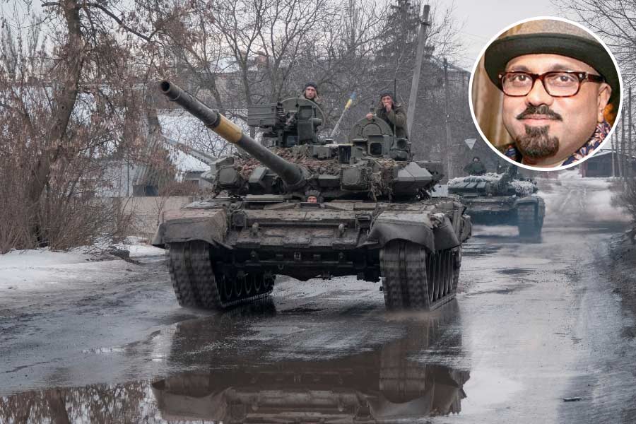 War Tank of Russia at Ukraine
