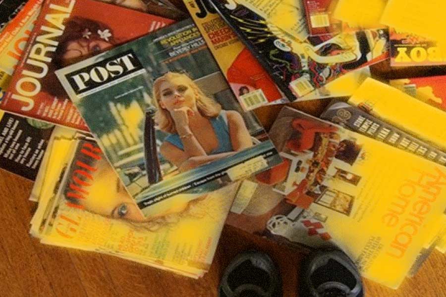 Japanese man was allegedly crushed to death by huge collection of porn magazines.