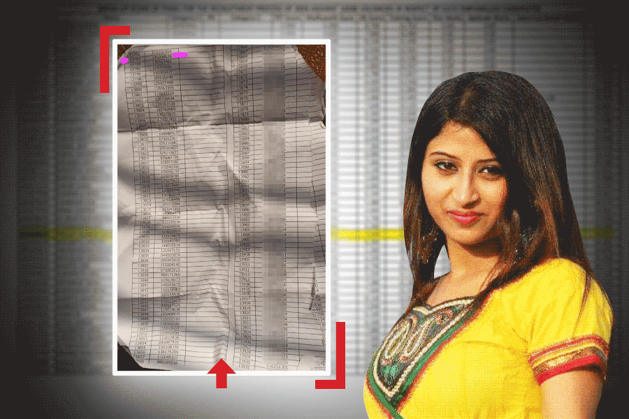 image of paper found from Haimanti Ganguly\\\\\\\\\\\\\\\'s flat 