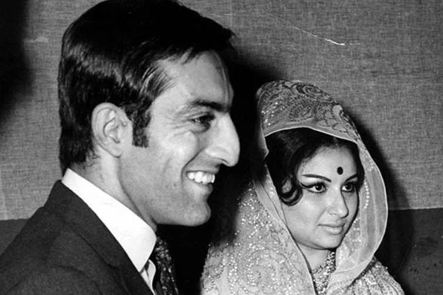 photo of Mansoor Ali Khan Pataudi and Sharmila Tagore