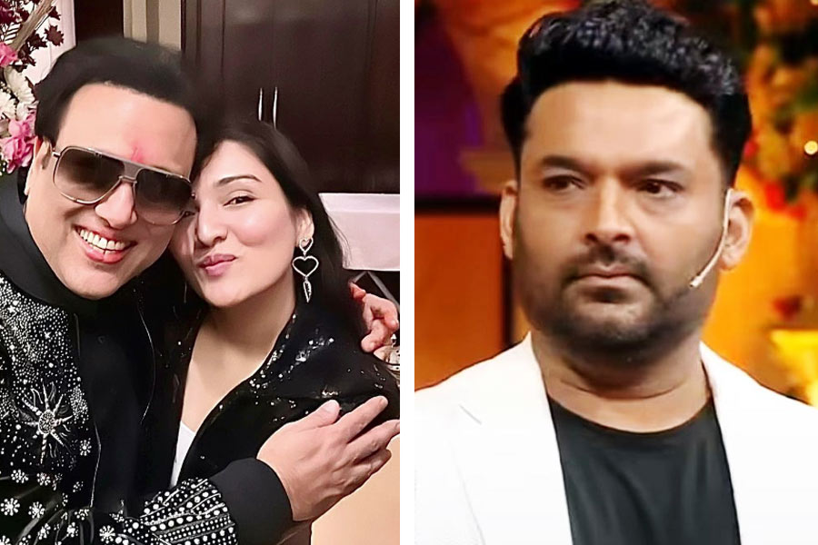 Govinda with Tinu Ahuja and Kapil Sharma