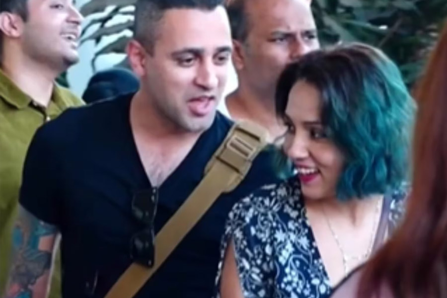 Lekha Washington and Imran Khan