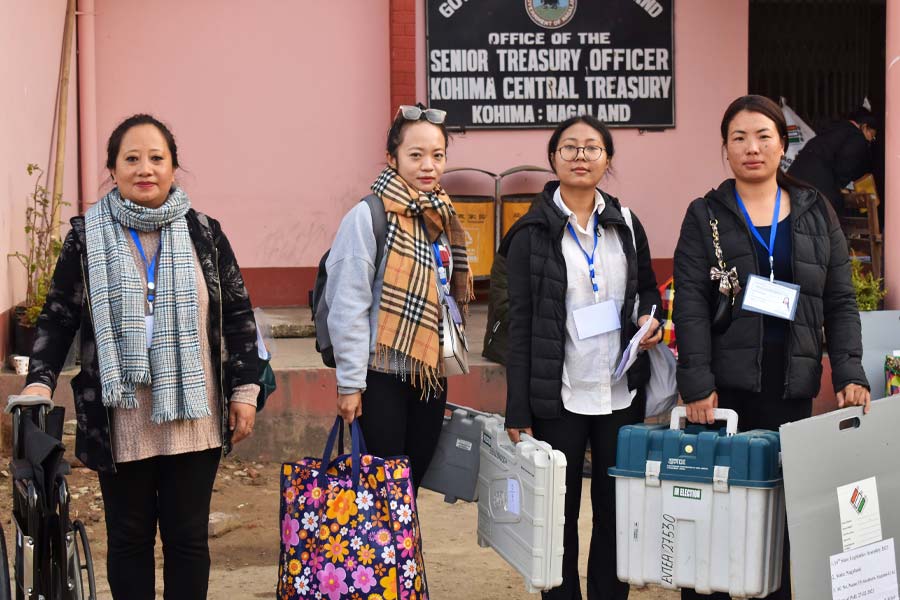 The Election Commission aims to maintain peace during the elections in Meghalaya and Nagaland