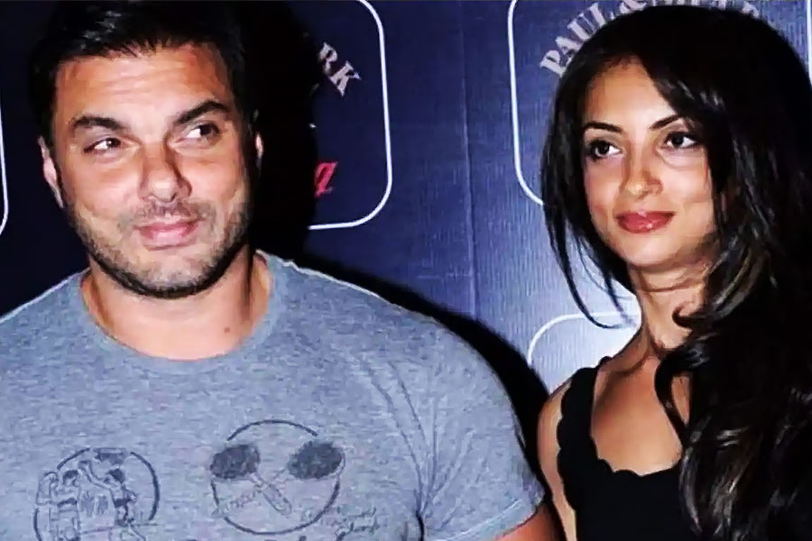 Seema Sajdeh and Sohail Khan together
