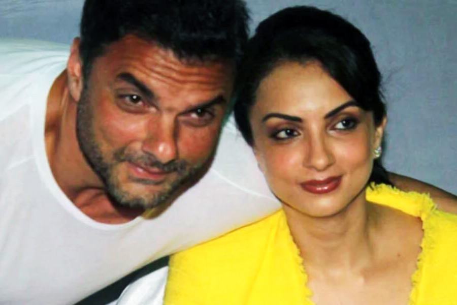 Seema Sajdeh and Sohail Khan together