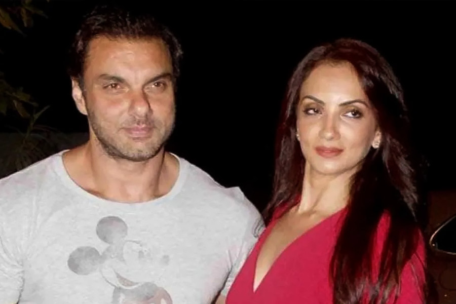 Seema Sajdeh and Sohail Khan together
