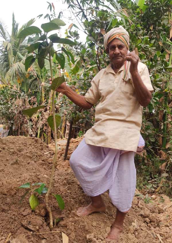 photo of Shyama Prasad Banerjee, the tree lover of Bankura