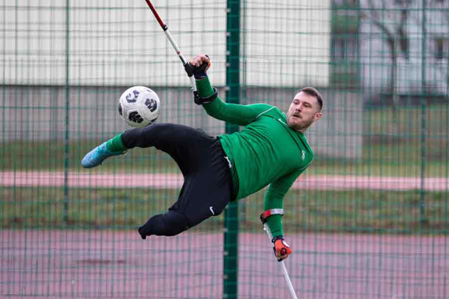Marcin Oleksy scored goal in side kick