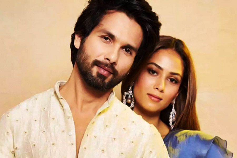 Image of Shahid and Mira rajput. 