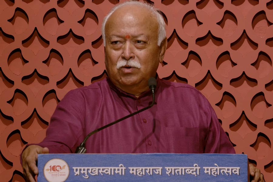 picture of Mohan Bhagwat.