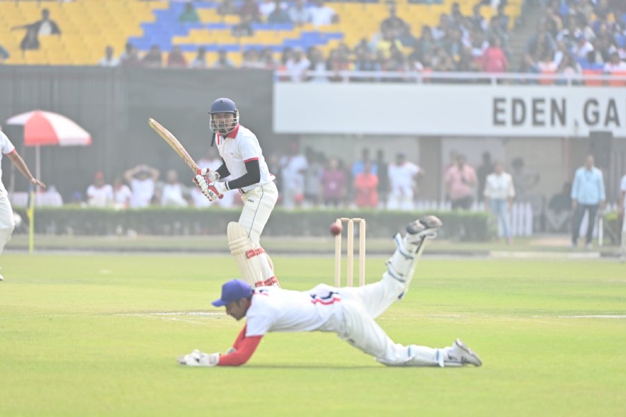 ইডেন গার্ডেন্সে একটি ম্যাচের মুহূর্ত।