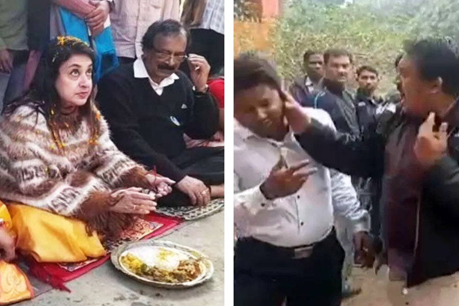 বিতর্ক বাড়িয়ে দিয়েছে দু’টি ঘটনা।