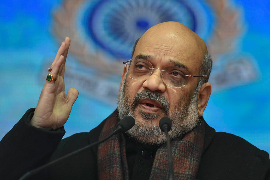 An image of Home Minister Amit Shah