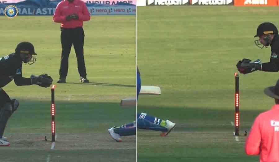 এই আউট নিয়েই তৈরি হয়েছে বিতর্ক।