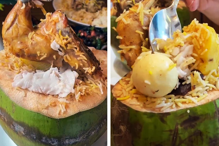 ভিন্ন স্বাদের বিরিয়ানি।