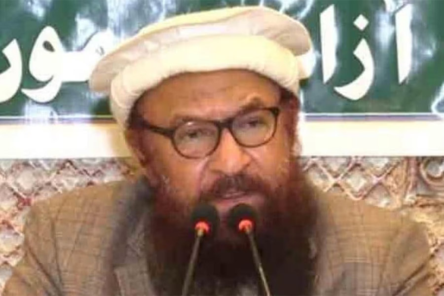 A photograph of Pakistan\\\'s militant leader, Abdul Rehman Makki 