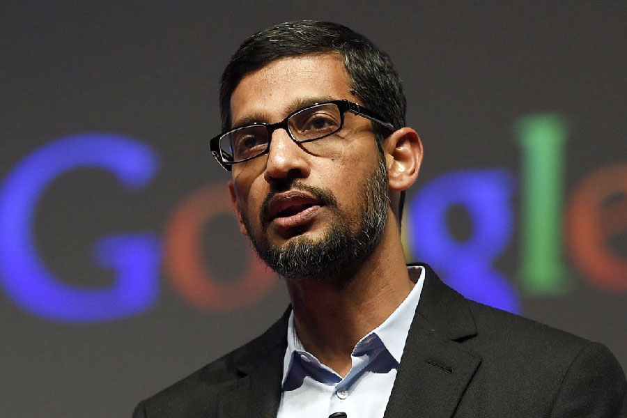 A Photograph of Google CEO Sundar Pichai 