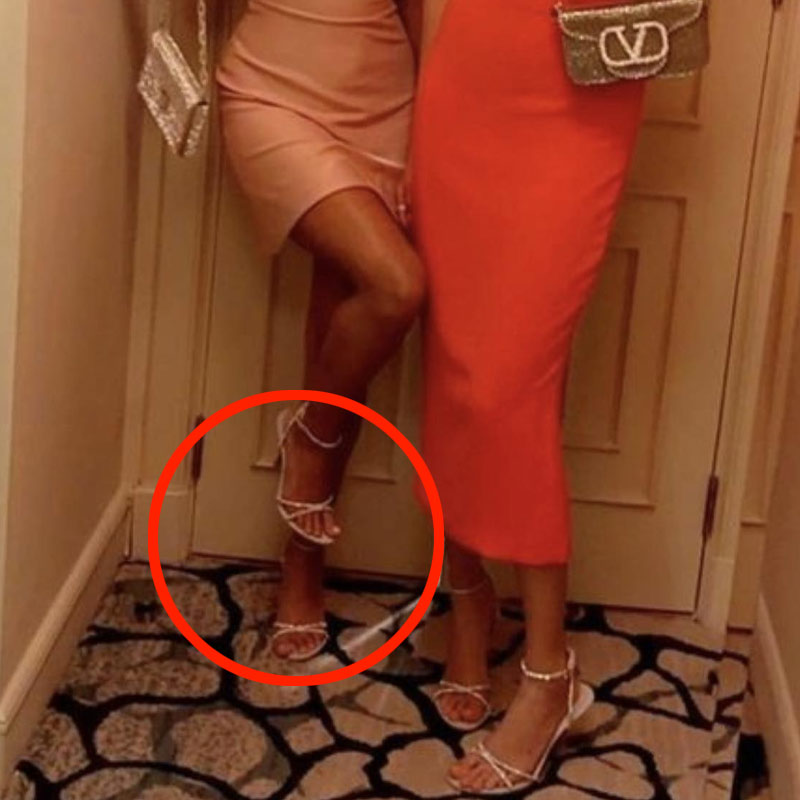 দামের দিক থেকে আলাদা ভাবে নজর কেড়েছে সুহানার জুতোও। দুবাইয়ের পার্টিতে তিনি যে জুতোটি পরেছিলেন, তার মূল্য ৫০ হাজার টাকারও বেশি।