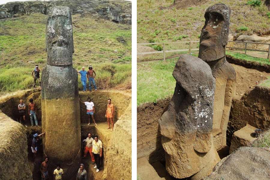 গাছ না থাকায় ভূমিক্ষয় শুরু হয়। দ্বীপের উর্বর জমিতে তখন চাষাবাদ অসম্ভব হয়ে পড়ে। দ্বীপের বাসিন্দারা গাছ কেটে সেই কাঠ দিয়ে বা়ড়ি তৈরি করতেন। গাছ না থাকায় ঘরছাড়া হয়ে পড়েন তাঁরা। সে কারণে ক্রমেই দ্বীপের জনসংখ্যা কমতে থাকে।