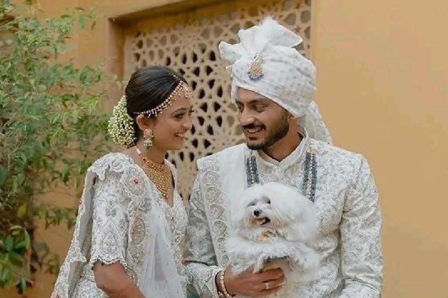 কুকুর খুব ভালবাসেন মেহা। তাঁর পোষা কুকুরের নাম গুচ্চি। দু’বছর বয়সি এই পোষ্যের সঙ্গে অধিকাংশ সময় তিনি কাটান। অক্ষর, মেহার বিয়েতেও অন্যতম প্রধান আকর্ষণ ছিল গুচ্চি। তাকে কোলে নিয়ে ছবি তুলেছেন বর, কনে।