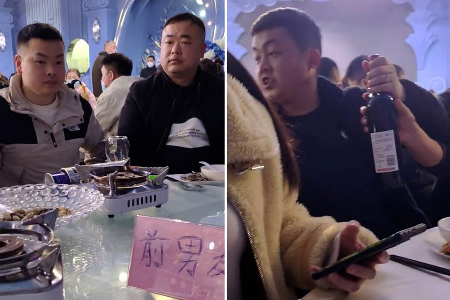 ভরা বিয়েবাড়িতে প্রাক্তন প্রেমিকদের জন্য একটি বিশেষ টেবিলও রাখেন। 