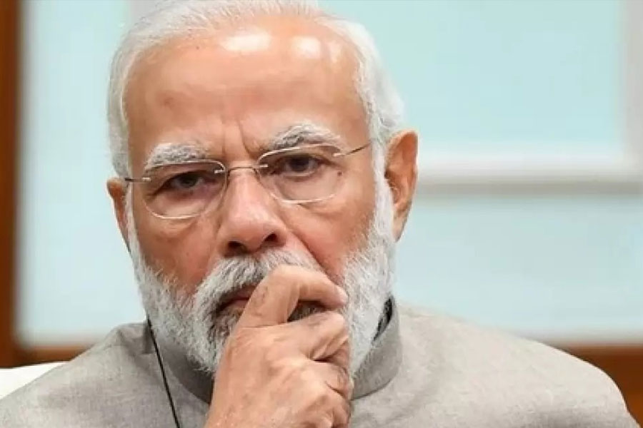 A Photograph of Indian Prime Minister Narendra Modi