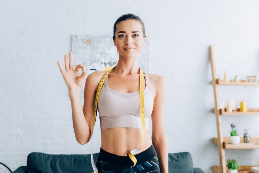 Photograph of weight loss.