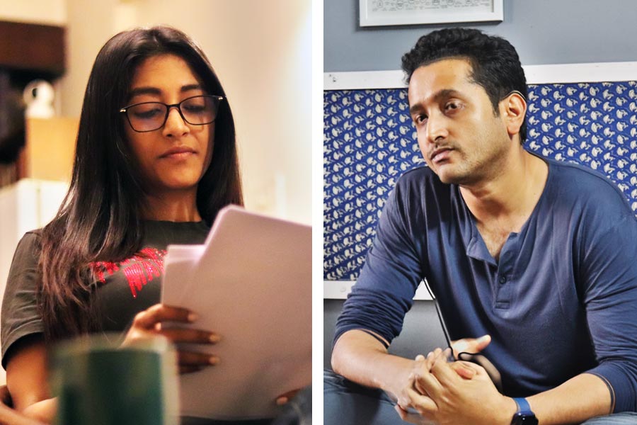 Picture of Paoli Dam and Parambrata Chatterjee.