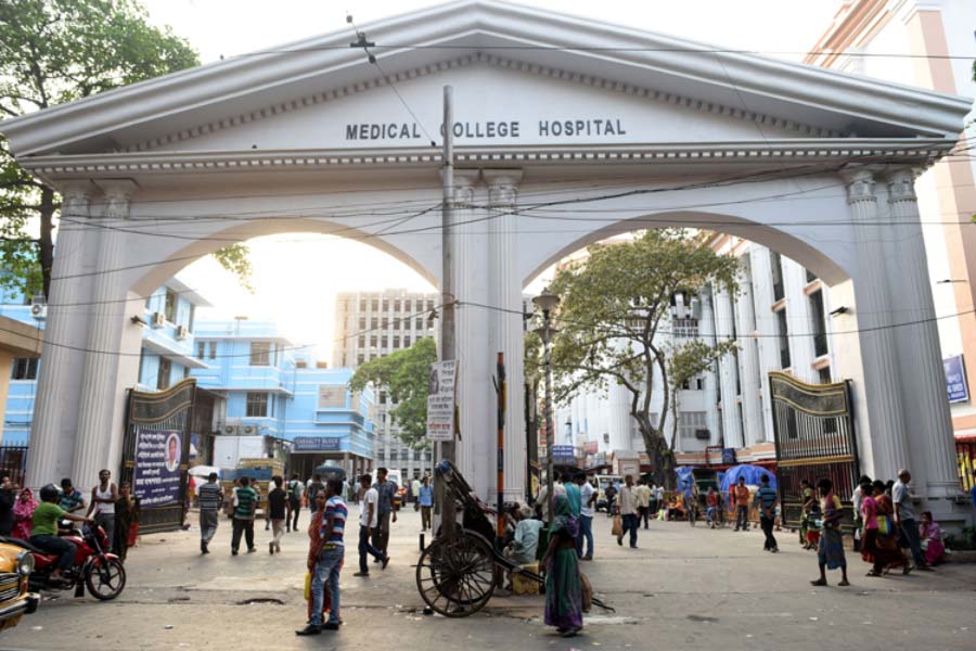A Photograph of Calcutta Medical College and Hospital