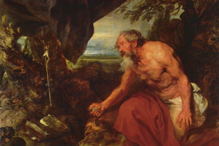 অ্যান্থনির হাতে আঁকা এই তৈলচিত্রের অন্য একটি নামও রয়েছে— ‘সেন্ট জেরোম’।