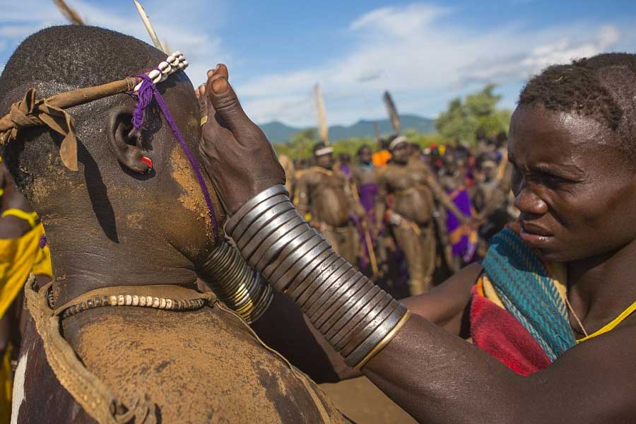 Couple of Bodi tribe