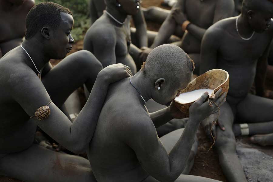 People of Bodi tribe's food habit