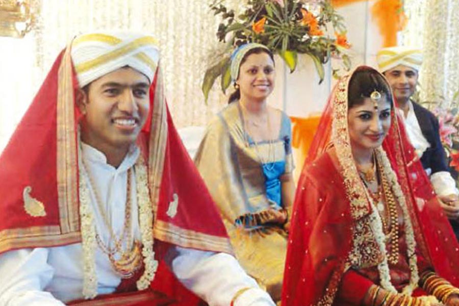 Picture of Rohan and Supriya Bopanna together